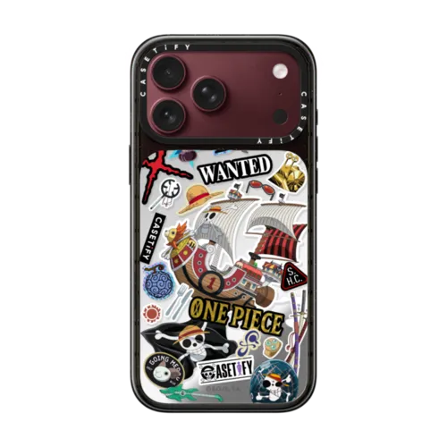 iPhone 18 Pro Max - ONE PIECE 25th Straw Hat Crew Sticker Case