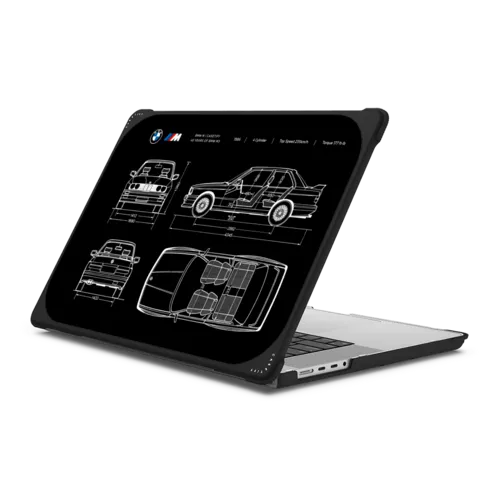 MacBook Pro 16-inch (M1 - M5) - BMW M3 E30  Blueprint Laptop Case
