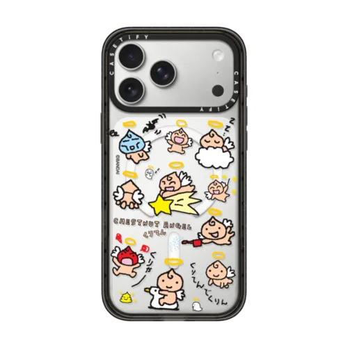 iPhone 17 Pro Max - Tamagotchi Chestnut Angel Medley Pattern Case