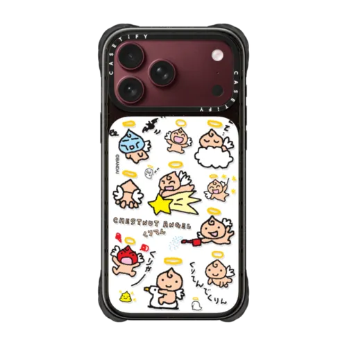 iPhone 18 Pro Max - Tamagotchi Chestnut Angel Medley Pattern Case