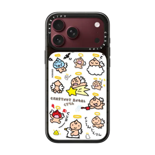 iPhone 18 Pro Max - Tamagotchi Chestnut Angel Medley Pattern Case