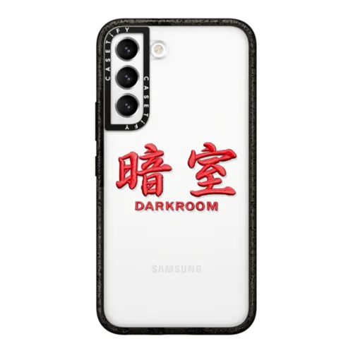 Galaxy S22 - DARKROOM Red Stitch Logo Case