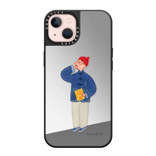 iPhone 13 - Slowboy in mandarin jacket