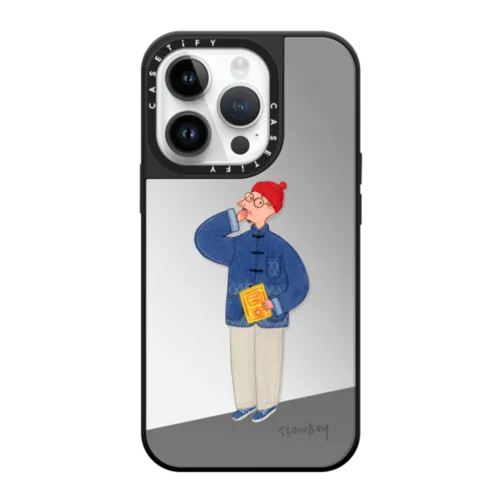 iPhone 14 Pro - Slowboy in mandarin jacket
