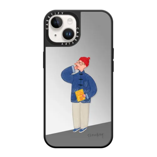 iPhone 14 - Slowboy in mandarin jacket
