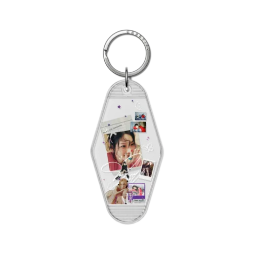 Keychain Tag - TAEYEON Photo Collage Keychain Tag