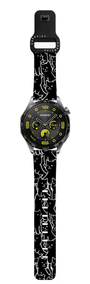 Huawei Watch GT4 (46mm) - Lots of Cats Pattern