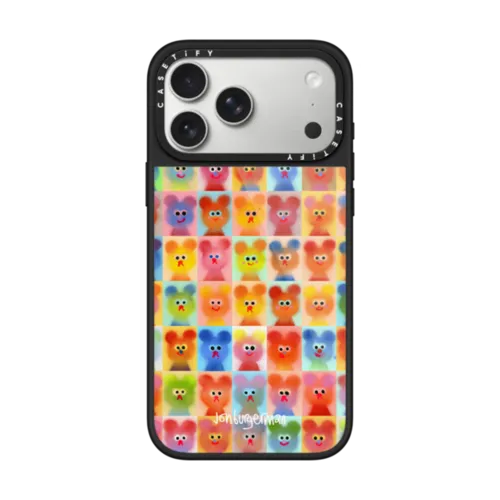 iPhone 17 Pro Max - Soft Bears Grid